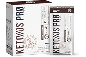 PRÜVIT Pruvit Keto//OS Pro Dark Chocolate + MCT Ketones - Keto//OS Pro Supplement for Energy Boost, Better Digestion and Helps Combating The Aging Process - 20 Pack