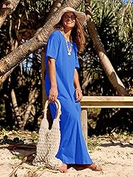 MEROKEETY Women's 2025 Spring Summer Casual Maxi