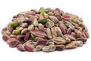LILA BAZAAR - Turkish Antep Pistachios Raw Kernel 2LB, No Shell, Non GMO, VEGAN, NOT SALTED, Packed in Resealable Bag (Pack of 1)