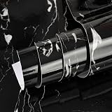 vgoltd Marble Effect Self Adhesive Vinyl - 30x100cm Black Peel Stick view 1