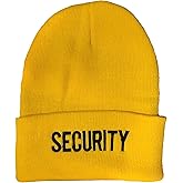 NYC FACTORY Men's Security Knit Cap Beanie USA Embroidered Winter Hat