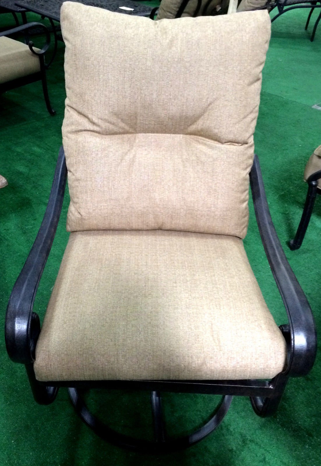 sunvue patio dining on Cast Aluminum Patio Dining Set Nassau 11 Piece Outdoor Furniture With 46 X120 Rectangle Table Buy Online In Azerbaijan At Azerbaijan Desertcart Com Productid 191737186