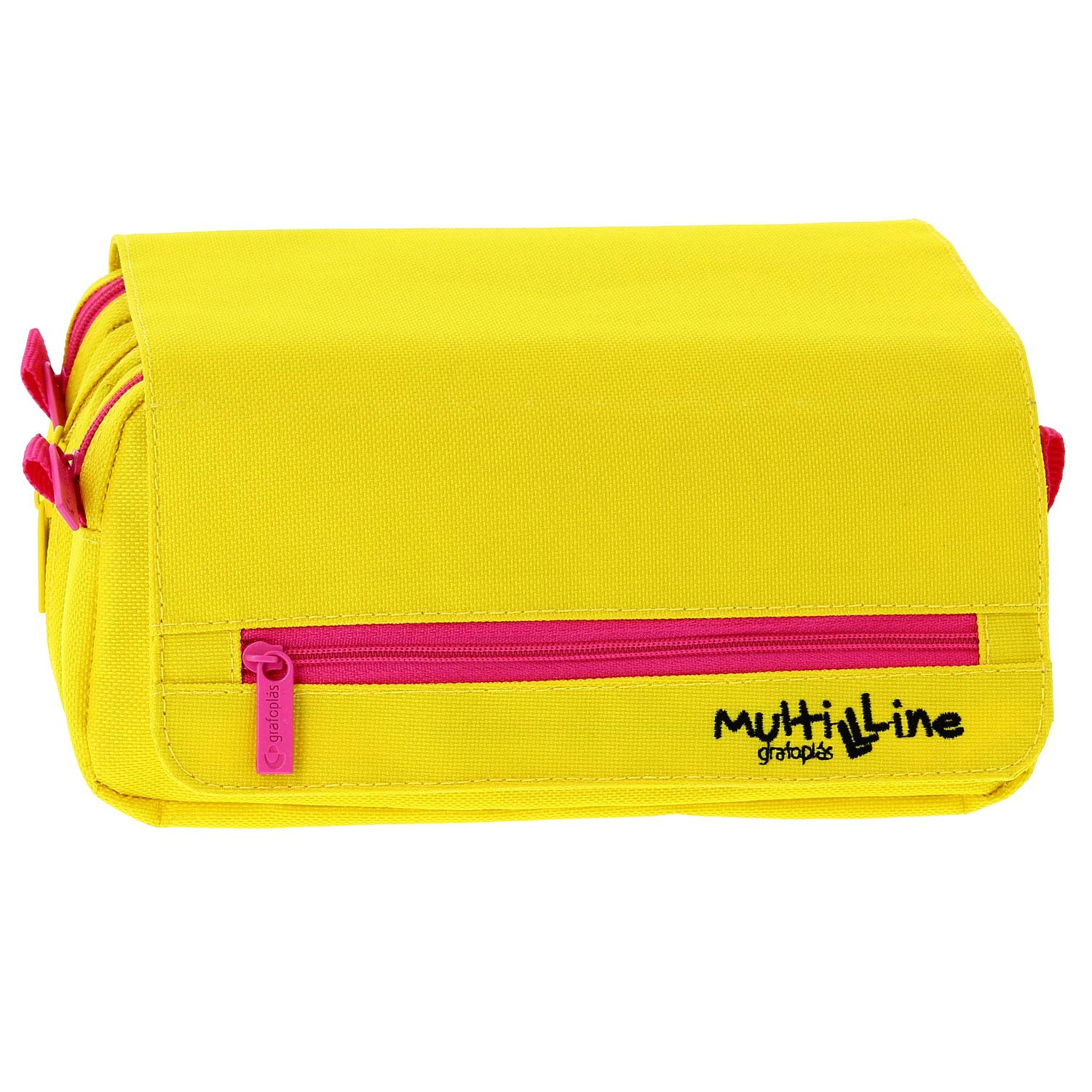 Grafoplás 37540460 Multiline Collection Pen Holder, Yellow, 22 x 10 x 9 cm