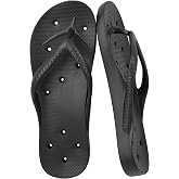 YoveGxlthrea Shower Shoes for Men and Women Non-Slip Arch Support Slippers | Quick Dry Flip Flops With Drain Holes Sandals for House Gym Pool Beach Hotel Students College Dorm