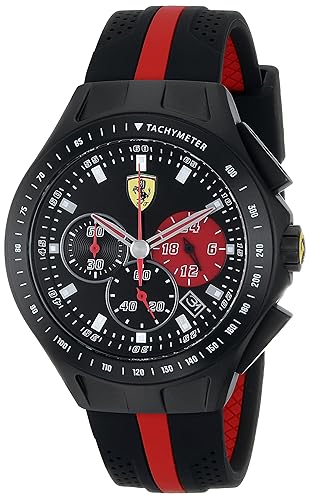 Ferrari Men's 0830023 Race Day Analog Display Quartz Black Watch