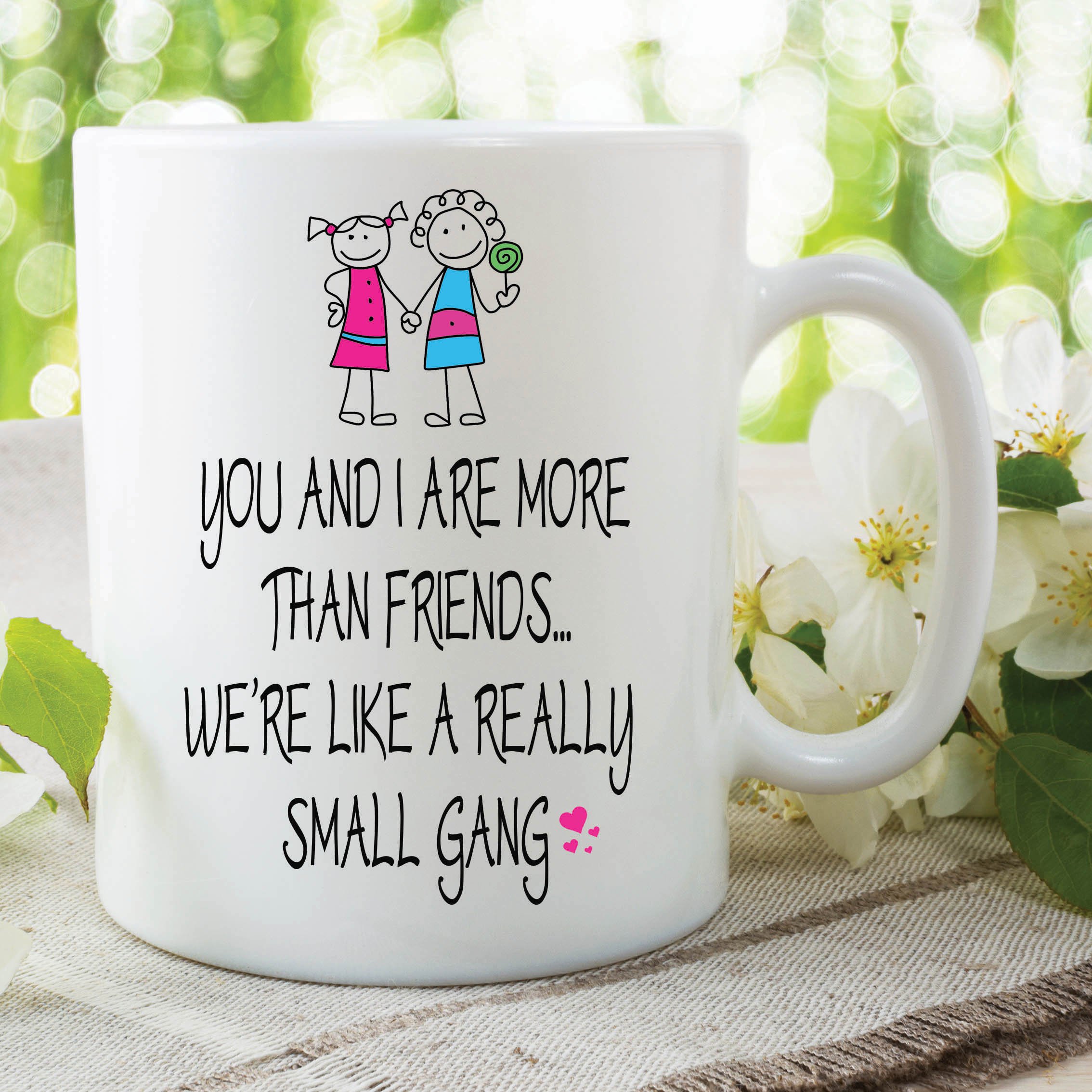 Best Friend Mug Funny Novelty Gifts More Than Friends Small Gang Cup WSDMUG505