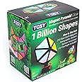 TOSY Magnet Pyramid Glow - 1 Cube Transforms into 1 Billion Shapes, 12 Pieces, 243 Rare Earth Magnets, Glowing, Christmas Sto