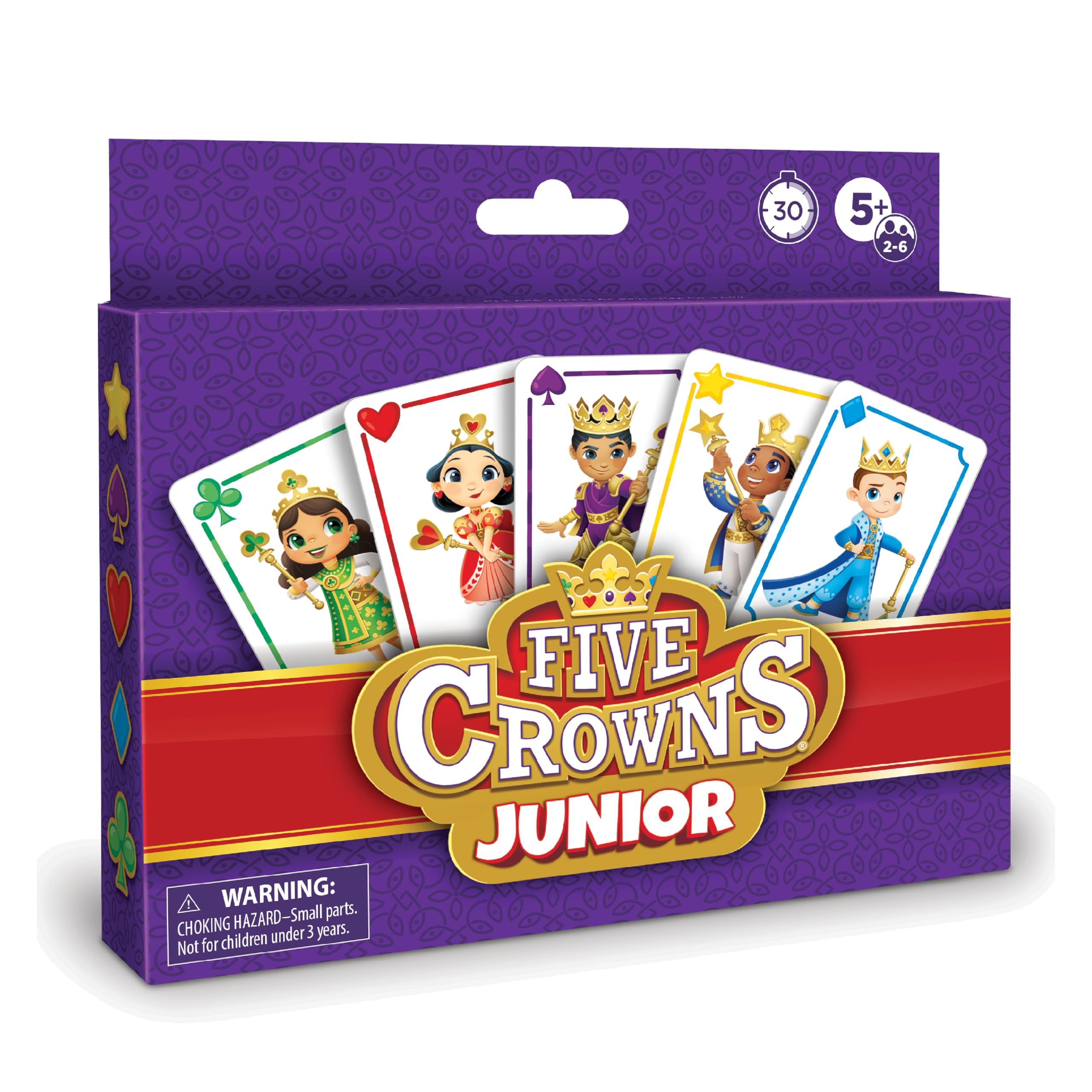 Five Crowns Jr Card Games for Kids – Family Games Night, Card Games for Families, Multi-Player, Screen Free, Travel Games, Playing Cards, Family Activities