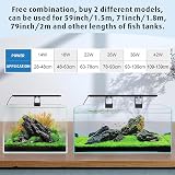 hygger Clip On Full Spectrum Aquarium Light 14W Day Night Timers 60LED view 6