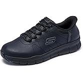 Skechers Women's Work Hands Free Slip Ins Nampa-Cottonbud Bungee Athletic Sr Shoes