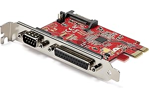 StarTech.com PCIe Combo Adapter With Serial and Parallel Port - PCI Express Expansion Controller - 1x DB25 Parallel & 1x RS23