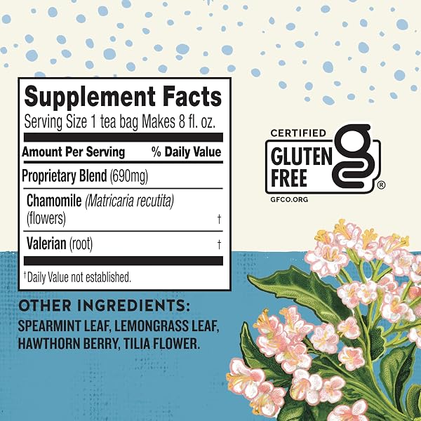 CELESTIAL SEASONINGS SLEEPYTIME EXTRA HERBAL TEA, PROMOTES RELAXATION, 40 COUNT (PACK OF 6)