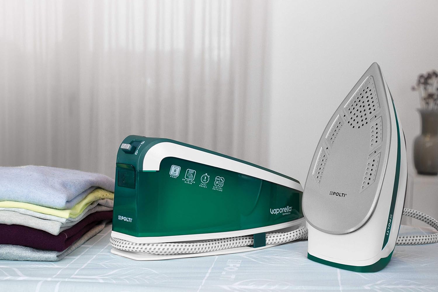 Polti Vaporella Express VE30.20 Steam Generator Iron, Eco Function, One Temperature Technology and Digital Setting - Image 5