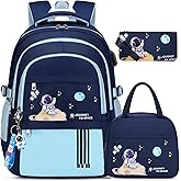 ACESAK Backpack for Boys - Boy Backpack Schoolbag for Boys Kids Children Teens Girls Elementary Middle School Bags, Waterproof Lightweight Kids Bookbag Backpacks Casual Daypack with Lunch Bag Set