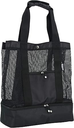 white insulated picnic tote bag