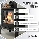 Jenolite Heat Resistant Matt Black Paint 500ml 650C Multi-Surface BBQ Stoves view 4