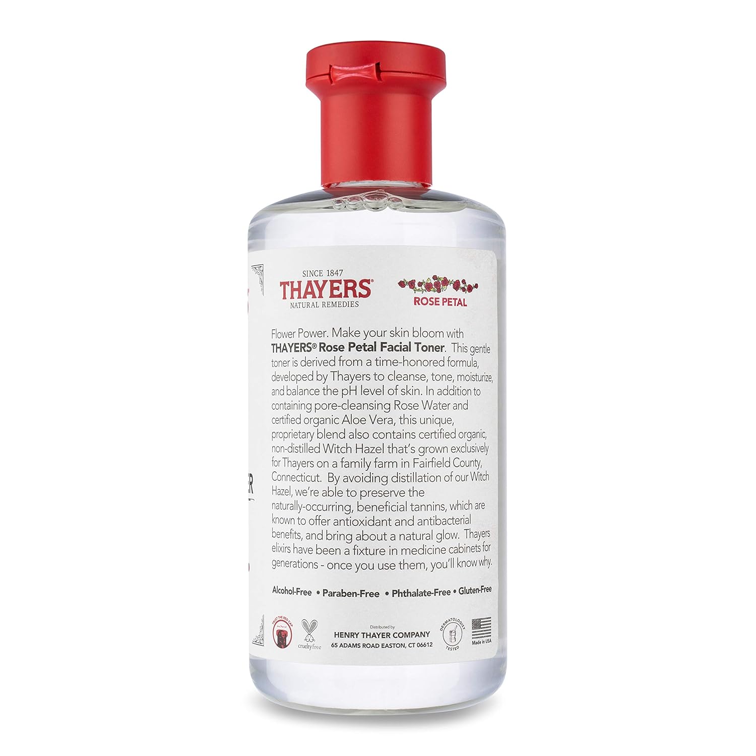 Thayers Alcohol-Free Rose Petal Witch Hazel Facial Toner with Aloe Vera Formula - 12 oz : Facial Toners : Beauty