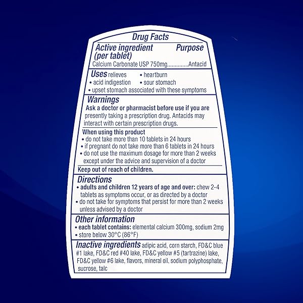TUMS CHEWABLE ANTACID TABLETS FOR EXTRA STRENGTH HEARTBURN RELIEF, ASSORTED FRUIT FLAVORS – 330 COUNT