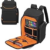 PGmoon Audio Mixer Backpack Compatible with RODECaster Pro/RODECaster Pro II/RC Duo, DJ Mixer Travel Bag Case for Microphones and More Podcast Equipment(Patent Design)