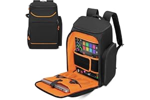 PGmoon Audio Mixer Backpack Compatible with RODECaster Pro/RODECaster Pro II/RC Duo, DJ Mixer Travel Bag Case for Microphones and More Podcast Equipment(Patent Design)