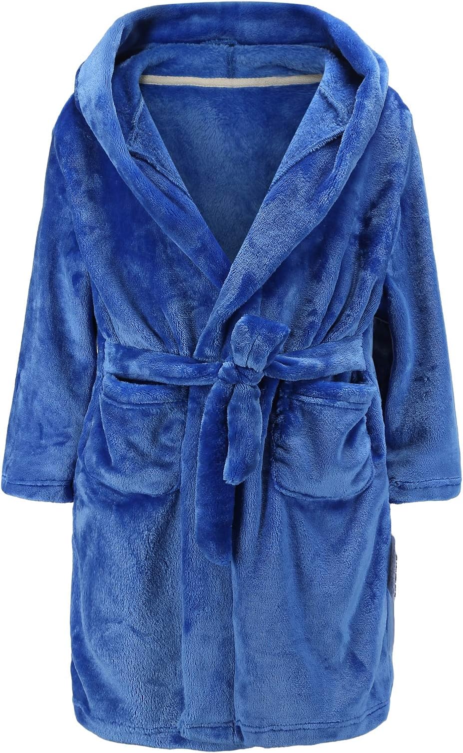 Boys Girls Bathrobes Kids Hooded Robes Plush Soft Fleece Toddler Robes Sleepwear