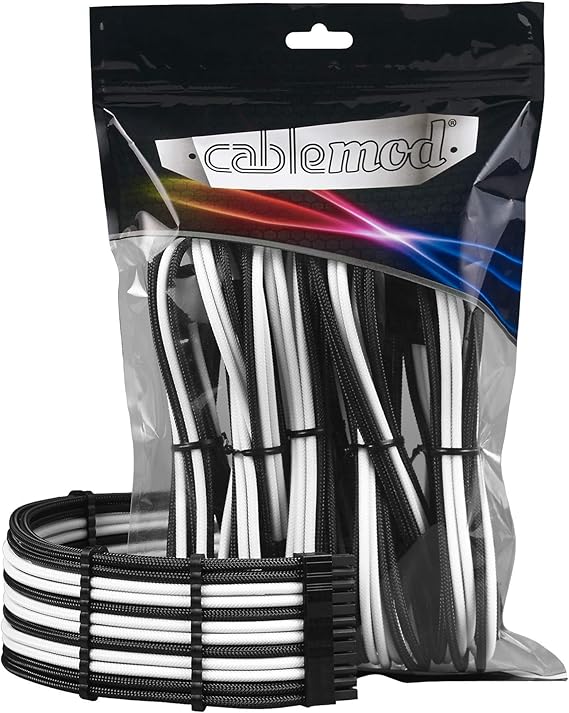 CableMod PRO ModMesh Cable Extension Kit (Black/White)