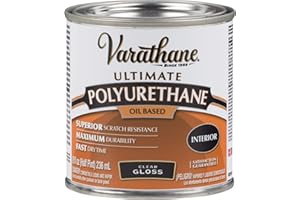 Varathane 242175H Interior Oil 275 Voc Polyurethane, Half Pint, Gloss Finish