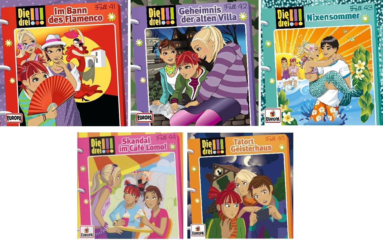 Die Drei !!! (Ausrufezeichen) Hörspiel / Folge 4145 im Set Deutsche Originalware [5 CDs
