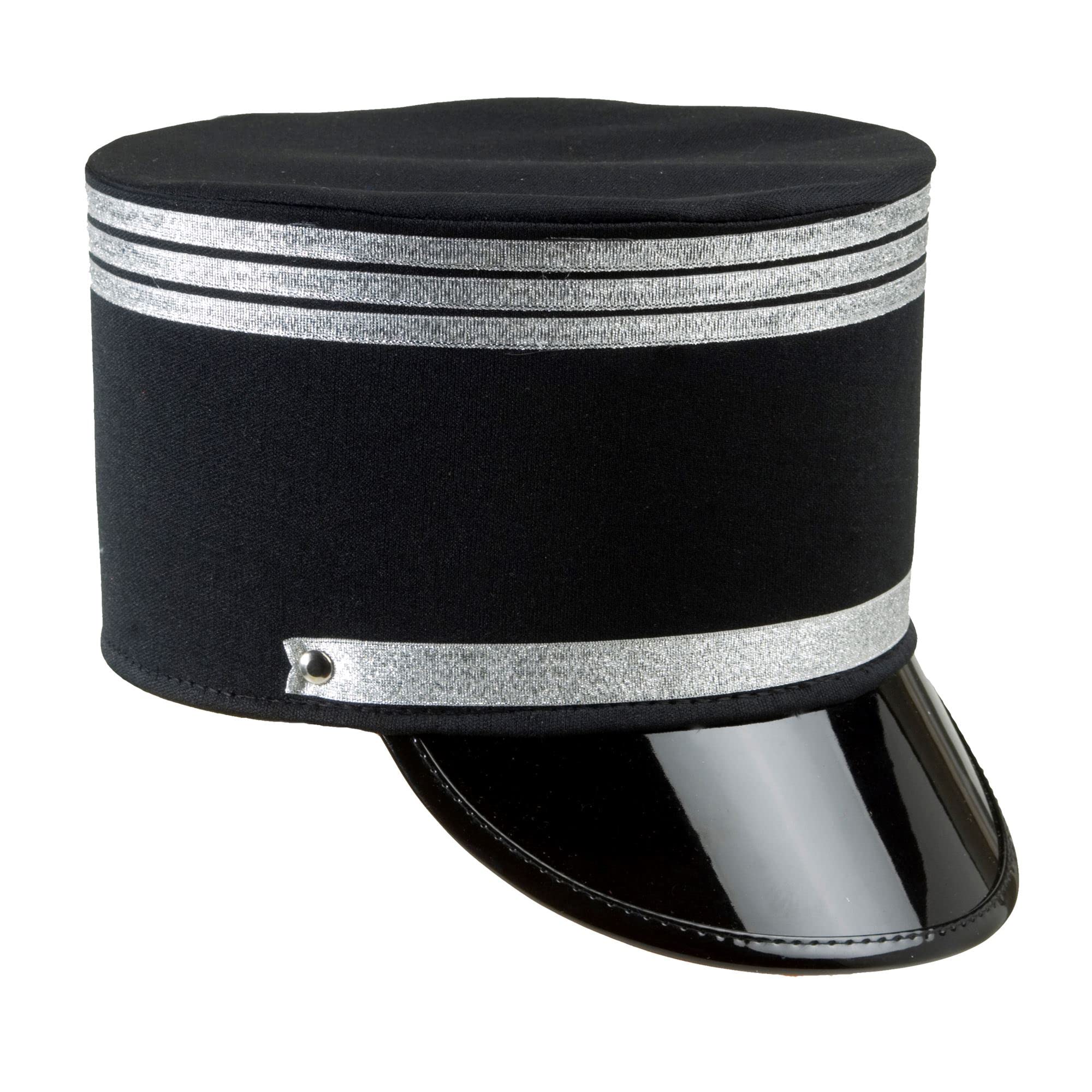Black Kepi Accessory for Military Army War Fancy Dress