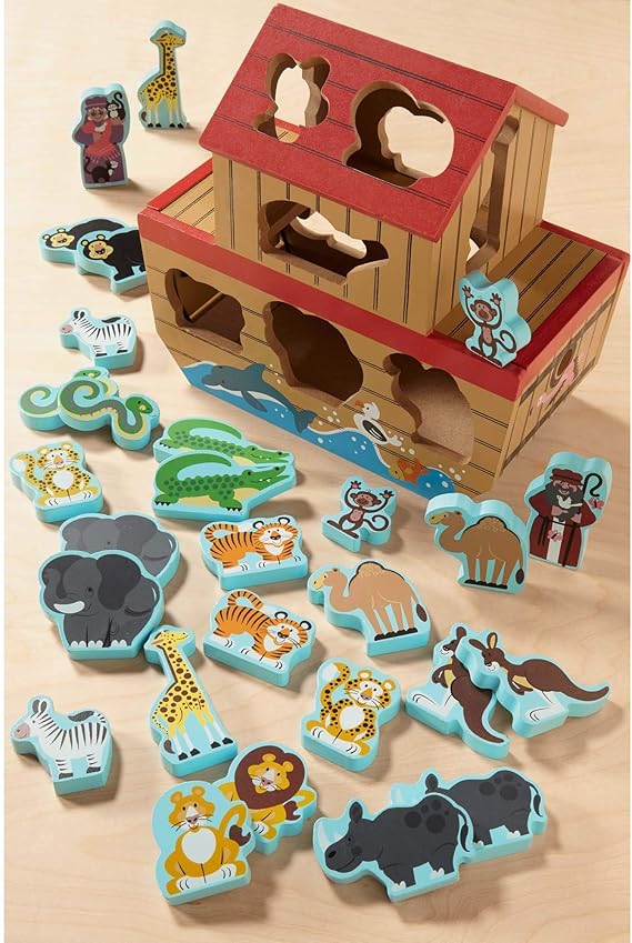 melissa and doug noah's ark shape sorter canada