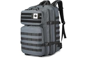 ATBP Military Tactical Molle Rucksack Backpack Large Travel Backpack Hiking Daypack Camping Hunting Backpack 40L