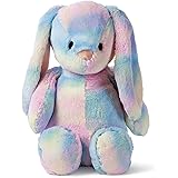 GUND Thistle Rabbit, Easter Bunny Stuffed Animal, Easter Decorations, Plush Toy for Ages 1 and Up, Rainbow, 15"