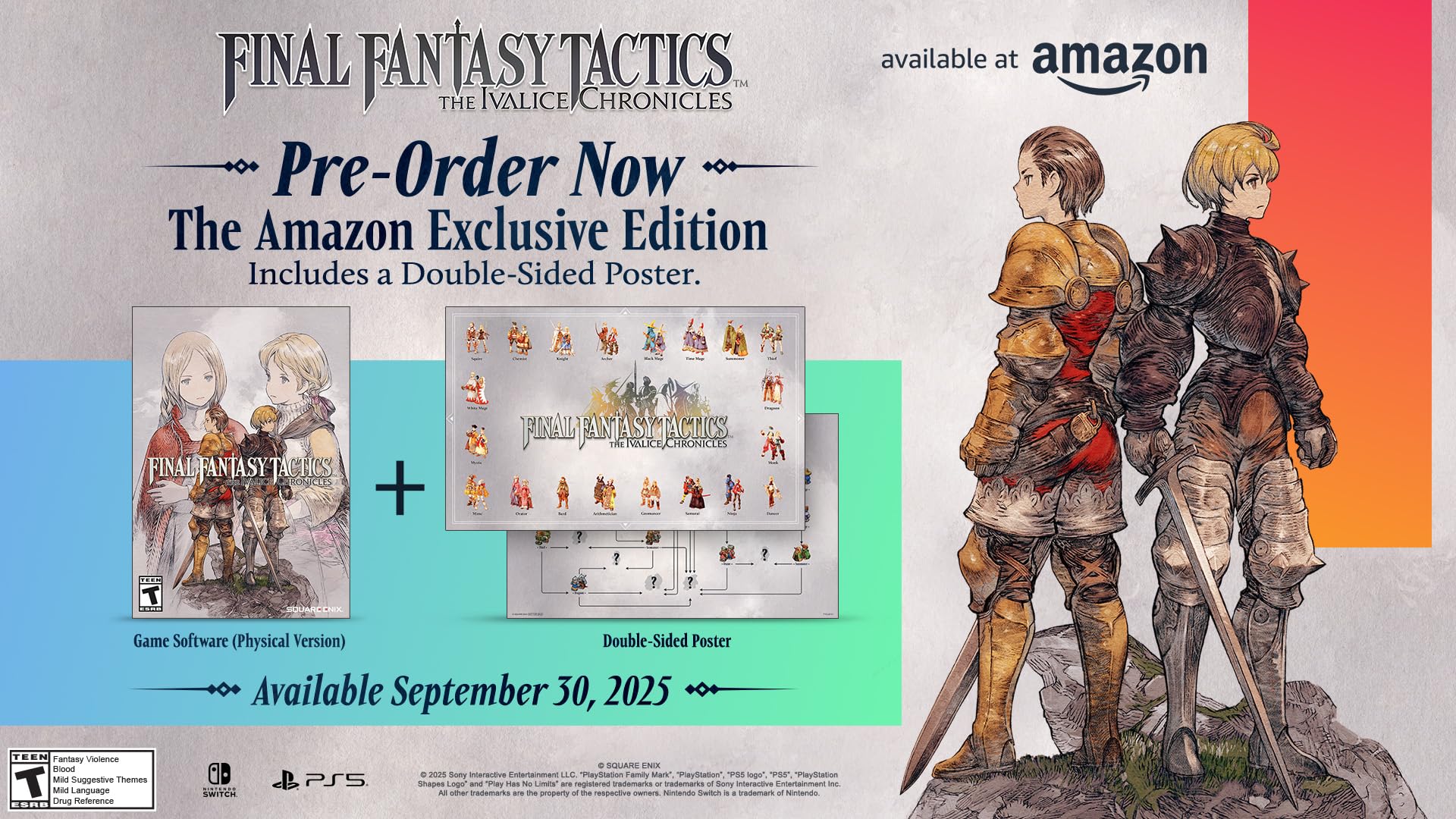 FINAL FANTASY TACTICS –The Ivalice Chronicles– Amazon Exclusive Edition (NSW)