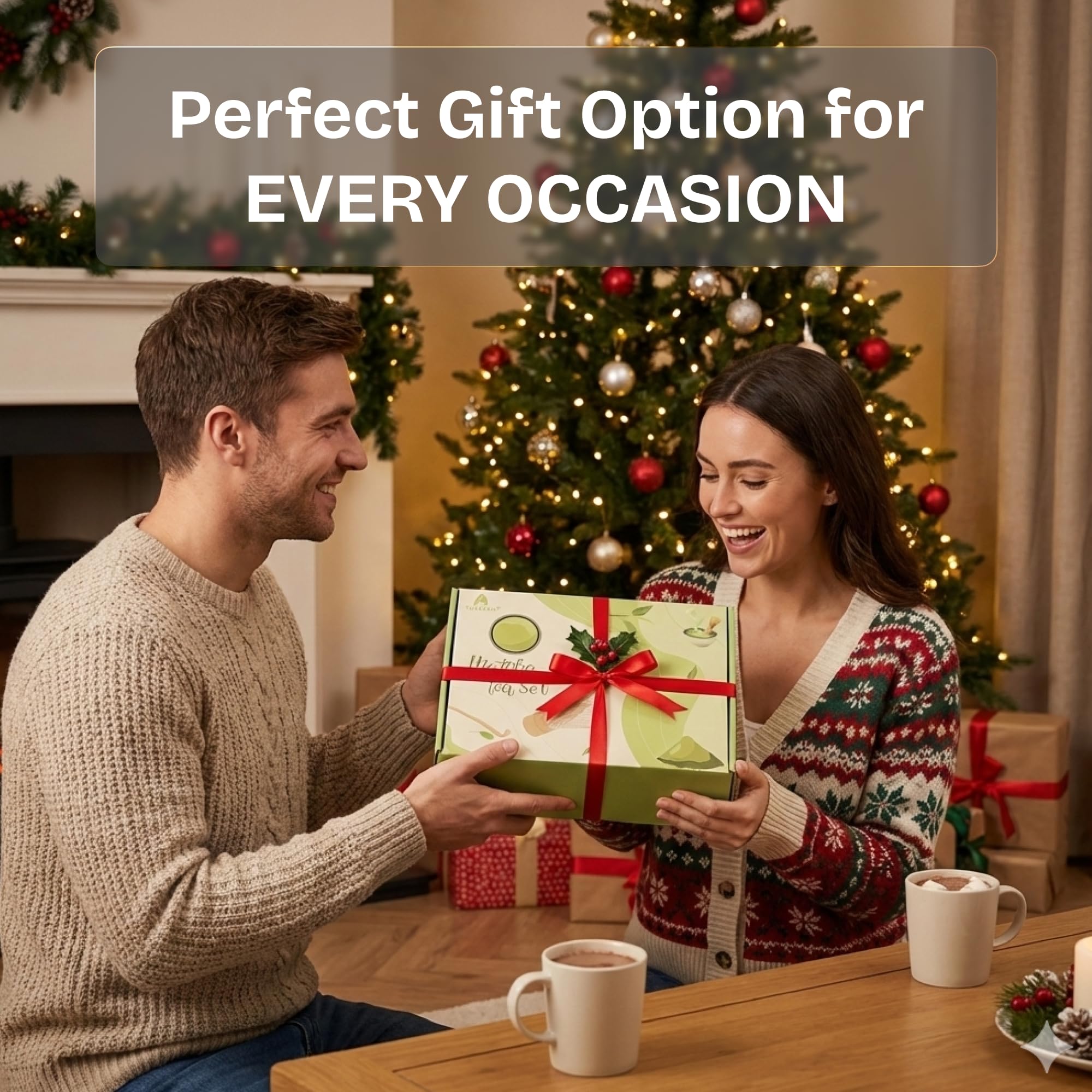 Matcha Whisk Set with Bowl – 8 Pcs Japanese Matcha Set, Ceramic Chawan with Spout, Bamboo Whisk (Chasen), Holder & Accessories | Matcha Making Kit for Tea Ceremony, Lattes & Gifts