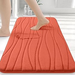 Buganda Memory Foam Bathroom Rug Mat 24x16, Extra