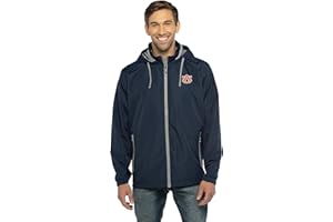 Vantage Apparel Men's Collegiate Premium Lightweight Packable Hooded Wind Jacket