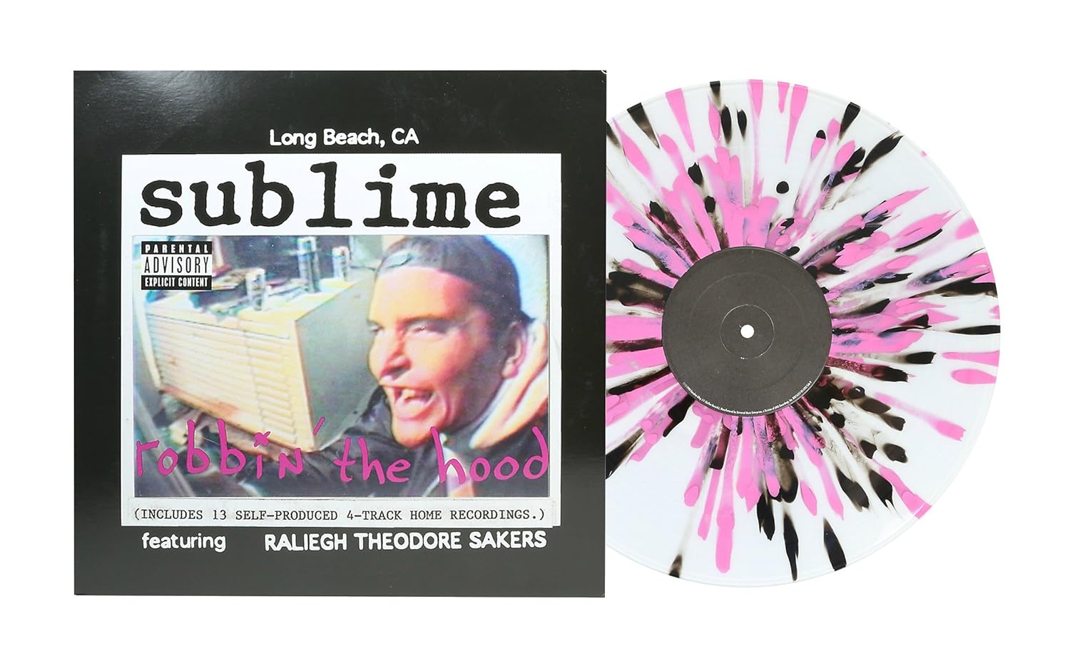 Robbin The Hood Limited Edition Clear With Pink And Black Splatter Colored Vinyl Amazon Com Music