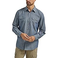 Wrangler Men’s Work Shirt Flame Resistant CAT2 Long Sleeve 112317443 – Wei's Western Wear