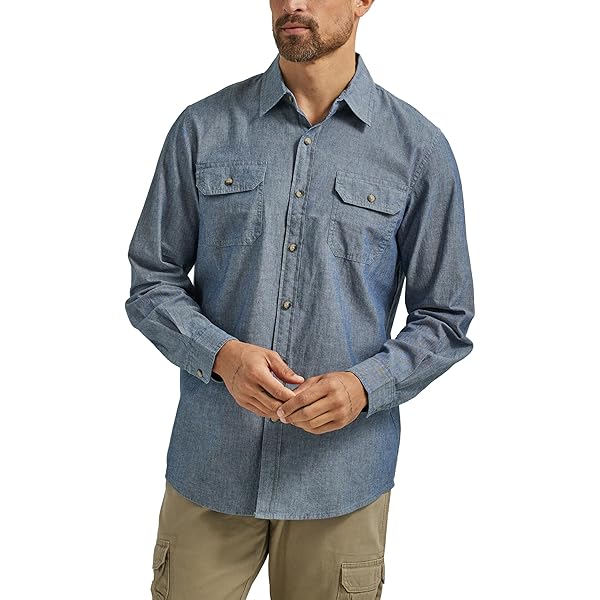 Scully Old West Shirt 500020 Pull à manches longues pour homme, Chocolat., Moyen