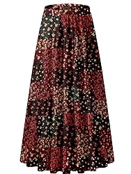NASHALYLY Women's Chiffon Elastic High Waist