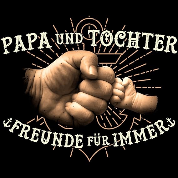 Fashionalarm Herren Sweatshirt Papa Und Tochter Freunde