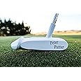 Peter Putter Professional Golf Putter | Premium Aluminum Head with Chrome Stepless Shaft | Stiff Flex Graphite Construction | Available in Classic Black & White | Ergonomic Rubber Grip