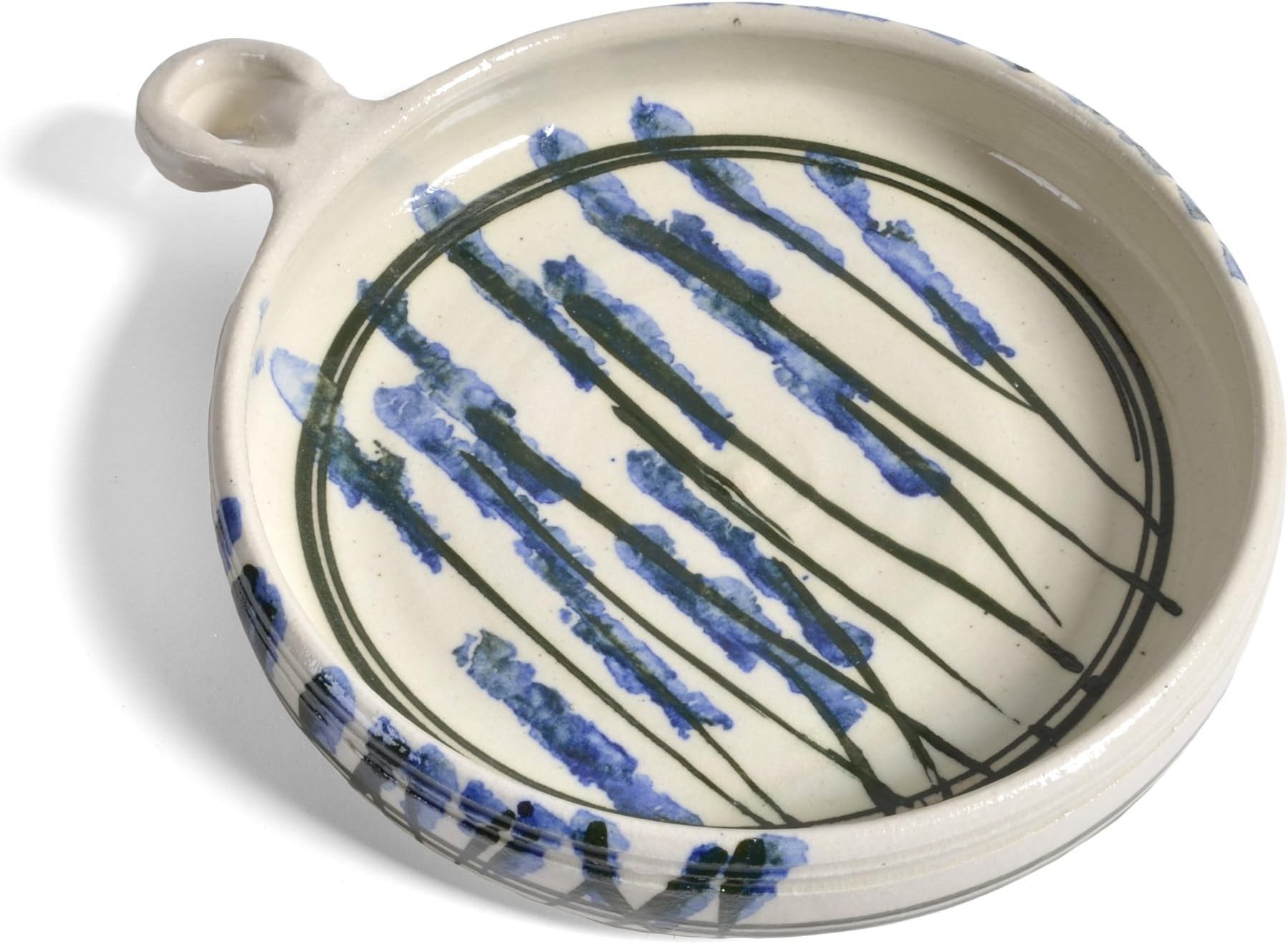 Holman Pottery Nacho Plate, Wildflower