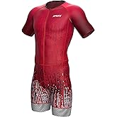 Sparx Mens Triathlon Suit - Aero Triathlon Suit Men - Short Sleeve Tri Suit Racesuit