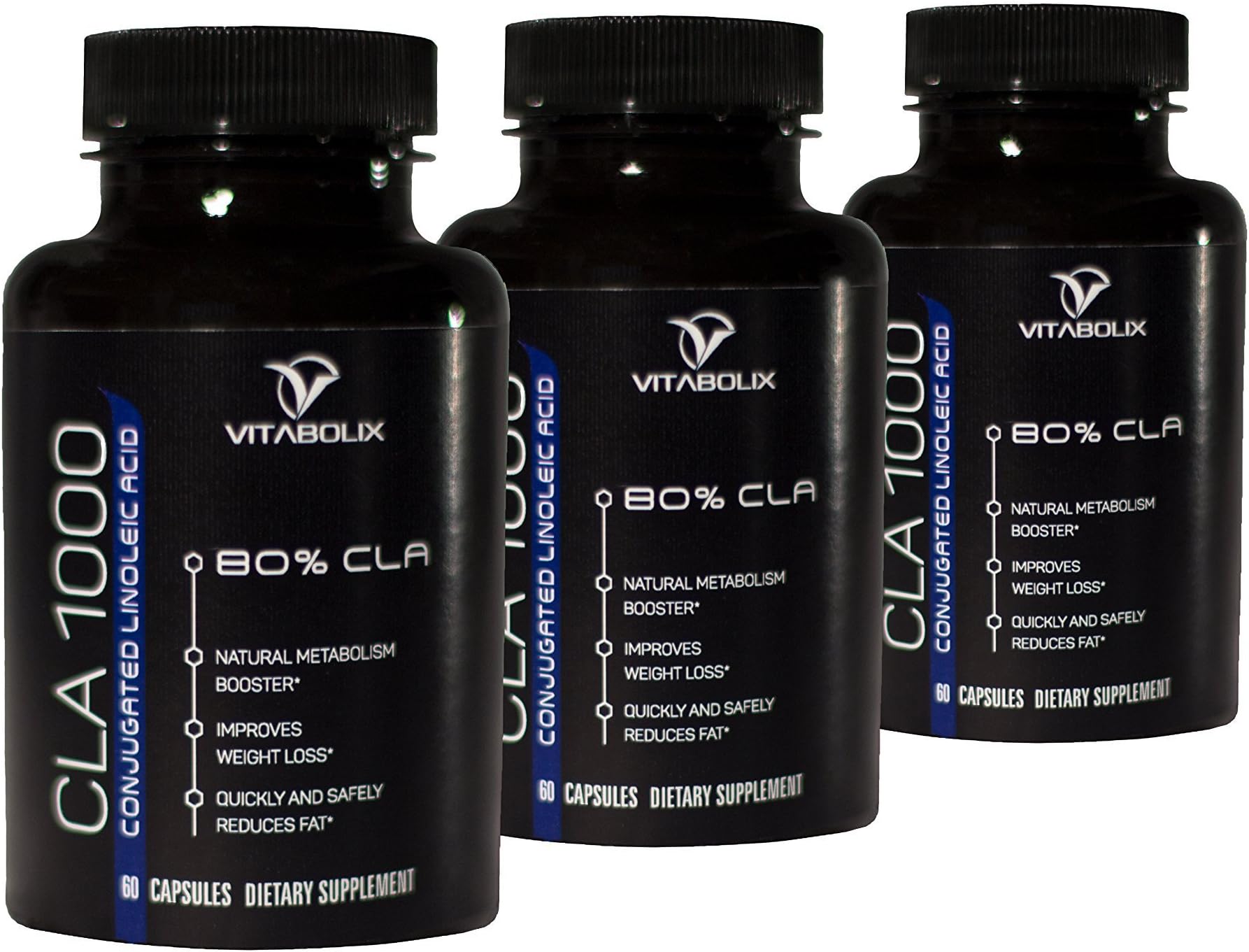 CLA - 1000mg Highest Potency Capsules - Natural Healthy Premium Diet Supplement for Weight Loss and Belly Fat - Pure Non GMO 80% CLA for Extreme Fat Burning Support