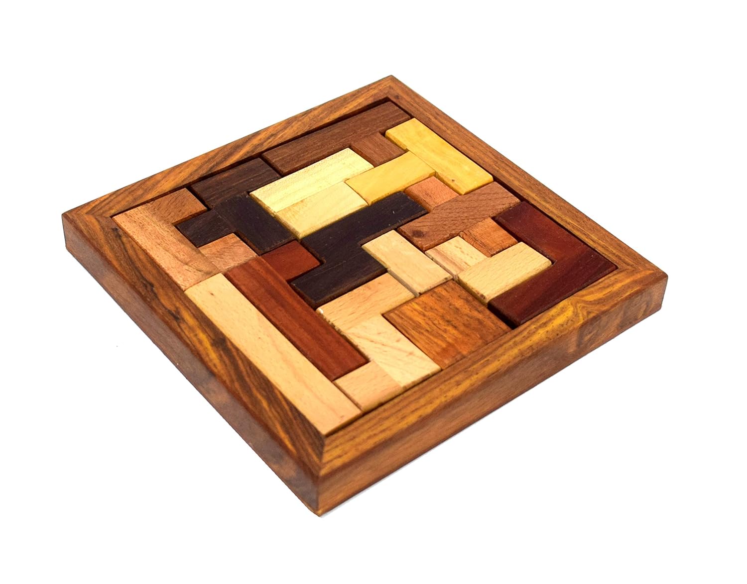 wooden photo puzzle