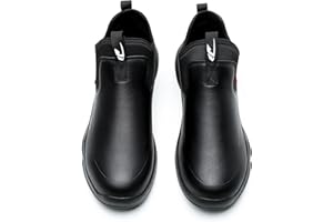 FLIXIANCY Non Slip Chef Shoes for Men, Water&Oil Resistant, Food Service Shoes Women, for Kitchen Restaurant, Soft Comfortabl