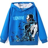 Marvel Spiderman Hoodie Hulk Venom Boy Girl Sweatshirt Kid Pullover Top2-9Y | Avengers Super Heroes Graphic Cloth,Kids Fashion Apparel,Thor Hooded Sweat Captain America Iron Man Light Autumn Street Wear
