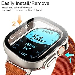 JETech Case with Screen Protector for Apple Watch