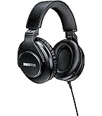 Shure SRH840A Professional Over-Ear Wired Studio Headphones